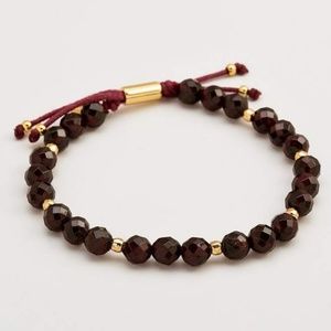 Gorjana garnet power gemstone bracelet